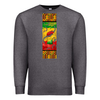 Charcoal Heather juneteenth pen wrap Premium Sweatshirt - BarkalooDesign