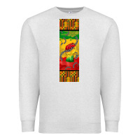 Oatmeal Heather juneteenth pen wrap Premium Sweatshirt - BarkalooDesign