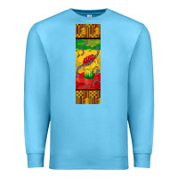Ocean Blue juneteenth pen wrap Premium Sweatshirt - BarkalooDesign