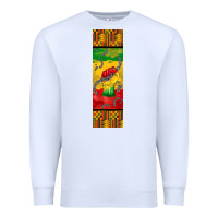 White juneteenth pen wrap Premium Sweatshirt - BarkalooDesign