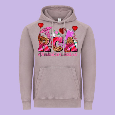 Valentines Day Rca Resident Care Assistant Vintage Hoodie Designed By Adodesignshop