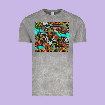 Rodeo Cowboy Tumbler Vintage Tee Designed By Jahusdesignshop