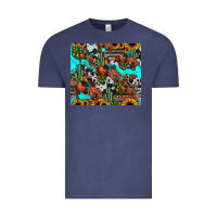 Vintage Denim rodeo cowboy tumbler Vintage Tee - JahusDesignShop