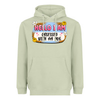Matcha hello i am obsessed with my dog Heavyweight Hoodie - Artiststas