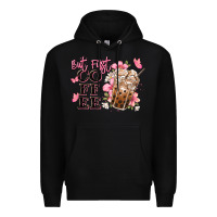 Black but first coffee floral Premium Hoodie - JahusDesignShop