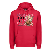 Cardinal but first coffee floral Premium Hoodie - JahusDesignShop
