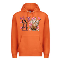 Carrot but first coffee floral Premium Hoodie - JahusDesignShop