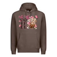 Coffee but first coffee floral Premium Hoodie - JahusDesignShop