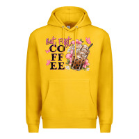 Lemon but first coffee floral Premium Hoodie - JahusDesignShop