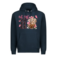 Navy but first coffee floral Premium Hoodie - JahusDesignShop