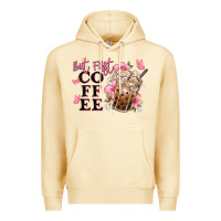 Pina Colada but first coffee floral Premium Hoodie - JahusDesignShop