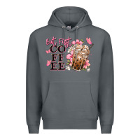 Rock but first coffee floral Premium Hoodie - JahusDesignShop