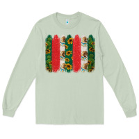 Matcha mexican flag brushstroke Long Sleeve Tee - Jasminsmagicworld