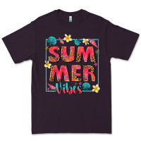 Plum summer  vibes Premium Tee - texasbilliewilder