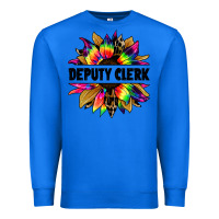 True Royal deputy clerk tie dye sunflower Premium Sweatshirt - Jasminsmagicworld