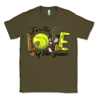 Army Green for the love of the game tennis Classic Tee - BarkalooDesign