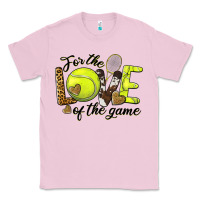 Bubblegum Pink for the love of the game tennis Classic Tee - BarkalooDesign