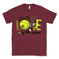 Burgundy for the love of the game tennis Classic Tee - BarkalooDesign