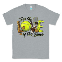 Heather Grey for the love of the game tennis Classic Tee - BarkalooDesign