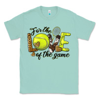 Seafoam for the love of the game tennis Classic Tee - BarkalooDesign