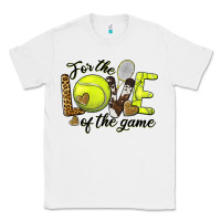White for the love of the game tennis Classic Tee - BarkalooDesign