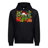 Black christmas cactus Urban Hoodie - CowGirlArtShop