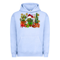 Pigment Grape Ice christmas cactus Urban Hoodie - CowGirlArtShop