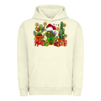 Pigment Pistachio christmas cactus Urban Hoodie - CowGirlArtShop