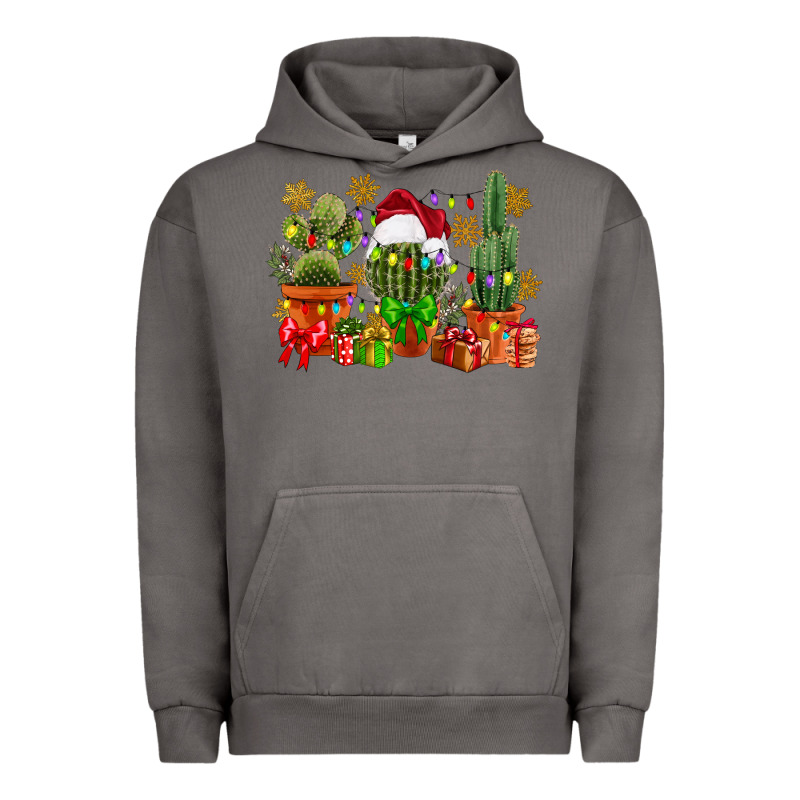 Christmas Cactus Urban Hoodie by CowGirlArtShop | Teevron