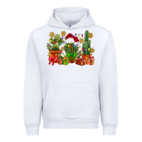 White christmas cactus Urban Hoodie - CowGirlArtShop
