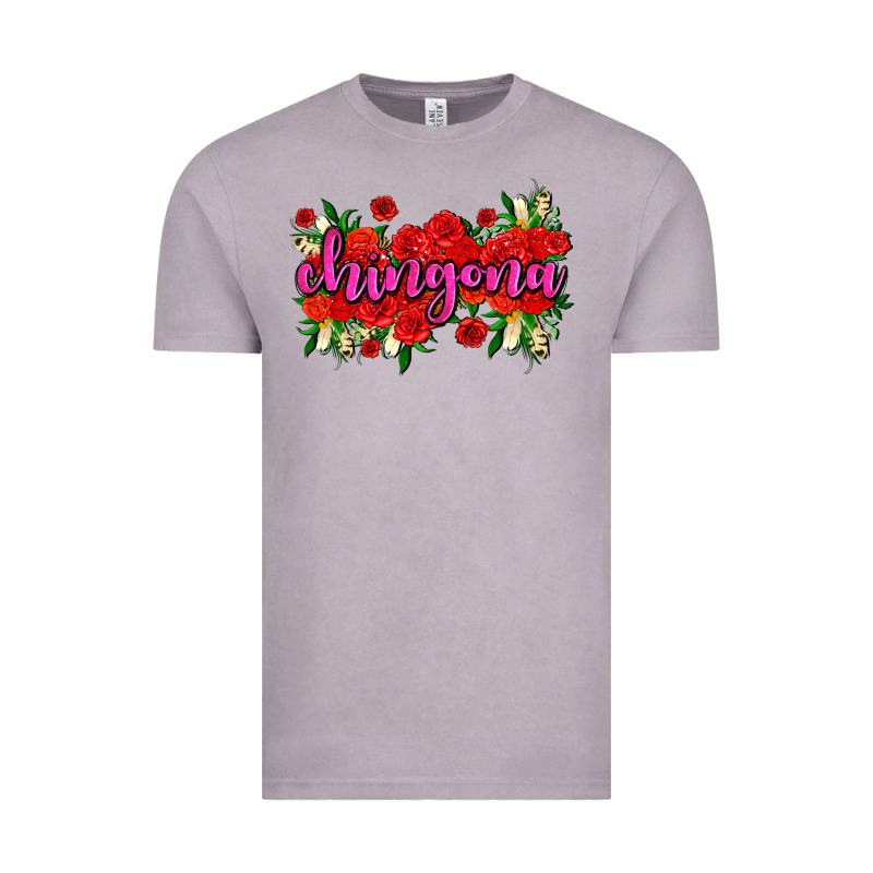 Chingona With Roses Vintage Tee by AdoDesignShop | Teevron