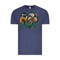 Vintage Denim football hearts Vintage Tee - Jasminsmagicworld