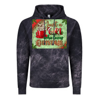 Cloud Black just a girl who loves christmas mousepad Vintage Hoodie - BundleAndBundleShop