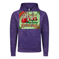Cloud Purple just a girl who loves christmas mousepad Vintage Hoodie - BundleAndBundleShop