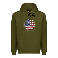 Army Green USA Premium Hoodie - Bettercallsaul