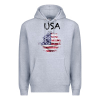 Heather Grey USA Premium Hoodie - Bettercallsaul