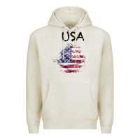 Oatmeal Heather USA Premium Hoodie - Bettercallsaul