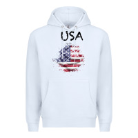 White USA Premium Hoodie - Bettercallsaul