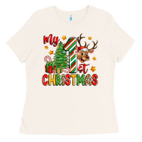 Bone my first christmas Ladies Tee - Zillion Design Studio