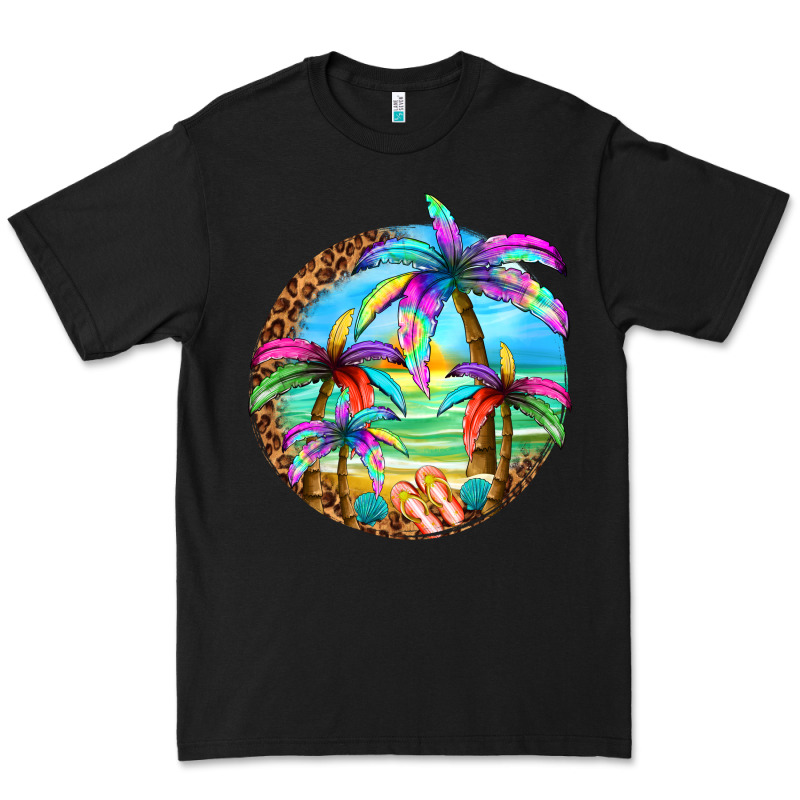 Summer Colorful Palms Premium Tee by texasbilliewilder | Teevron