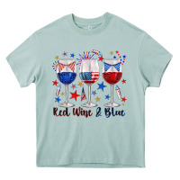 Arona red wine and blue wine glasses Heavy Core Tee - texasbilliewilder