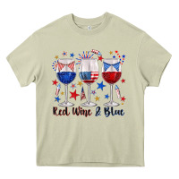 Mossy red wine and blue wine glasses Heavy Core Tee - texasbilliewilder