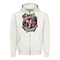 Oatmeal Heather lets go girls cowboy boots cowgirl Zipper Hoodie - NancyCooperArtShop