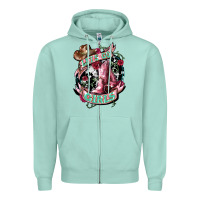 Seafoam lets go girls cowboy boots cowgirl Zipper Hoodie - NancyCooperArtShop