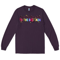 Plum happy mother's to the best mom Long Sleeve Tee - JahusDesignShop