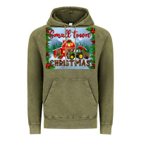 Small Town Christmas Mousepad Vintage Hoodie | Teevron