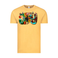 Vintage Mustard joy with roaster Vintage Tee - AdoDesignShop