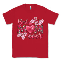 Red best mom ever Classic Tee - NancyCooperArtShop