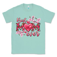 Seafoam best mom ever Classic Tee - NancyCooperArtShop