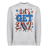 Heather Grey let's get lit Heavyweight Sweatshirt - BundleAndBundleShop
